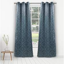 Made of triple weave pure blackout fabric, no chemical coating, these magic curtain tiers panels can block out 85% sun light and prevent 100% uv ray, vinyl free and environment friendly, safe and green to kids and nursery. Courtney Geometric Blackout Curtain Walmart Com Walmart Com