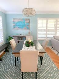 24 coastal candle decor ideas. Simple Decor Refresh In A Coastal Christmas Dining Room