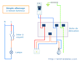 Schema De Branchement Interrupteur Simple Allumage A Temoin Lumineux Si Vous Voulez En Savoir Cablage Interrupteur Interrupteur Simple Schema Electrique