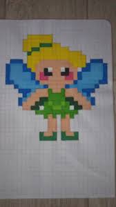 La F E Clochette En Pixel Art Peter Pan Disney Pompom Ptites Avec Et Pixel Art Facile Et Rapide 55 1440x2560px Pixel Pixel Art Pixel Art Facile Coloriage Pixel