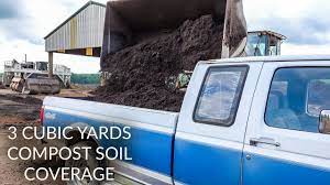 This calculator provides conversion of cubic yards to cubic meters and backwards (m3 to cu yd). Coverage Area Of 3 Cubic Yards Of Soil 50 50 Compost Soil Mix Raised Beds Youtube