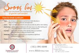 It is very unlikely that a skin cancer will immediately form at the site of a sunburn. Do You Know How To Handle Sunburn Bonus Tip Wear Sunscreen Whenever You Go Outside To Prevent Sunburn In The First Place Dermatology Sunburn Skin Protection