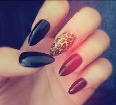 Currently you are watching darling vs. Stiletto Nails Black And Leopard Unhas Nails Pinterest Pointy Nails Leopard Nails Nails Tumblr