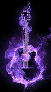 Guitar Lovers All Music Fans How Is This Flaming Neon Acoustic Guitar Art For Miriam Blog Acoustic Music Guitar Art Guitar Art Acoustic Guitar Art