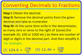 converting decimals to fractions convert decimal into fraction