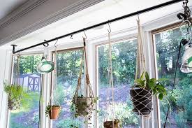 How to hang plants from curtain rod. How To Make An Industrial Pipe Plant Hanger Hearth And Vine