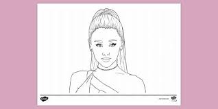 Ariana grande is one of the most popular and talented music artists in the world today. Free Ariana Grande Colouring Page Colouring Sheets