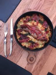I cooked mine in the oven, after the 2nd basting, i put. Jamie Oliver S Pork And Mash Gratin A Delicious Comforting Dinner