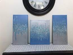 Canvas art dominated by blue is a natural favorite. Crushed Glass Wall Art 5 Steps With Pictures Instructables