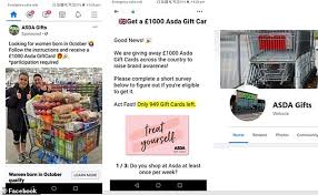 Birthday's, wedding's, sympathy, new home, new baby,. Asda Scam Warning Facebook Based Phishing Attack Lures Victims With 1 000 Gift Card Offer Daily Mail Online