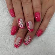 50 diseños de uñas con flores belleza de mujeres. 148 Fotos De Unhas Decoradas Com Flores Lindas Manicura De Unas Disenos De Unas Atrapasuenos Unas Sencillas Y Bonitas