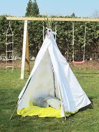 Indianerzelt Gartenzelt Spielzelt Kinder Upcycling Diy Selbermachen Basteln Nahen Bettucher Laken Stoff Wei Zelten Upcycling Kindergeburtstag Ideen