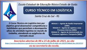 Convocatória de eleições para o conselho geral. Escola Goias Oferece Curso Tecnico Em Logistica Gaz Noticias De Santa Cruz Do Sul E Regiao