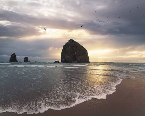 Pictures of Cannon Beach in Oregon - Franklin Arts