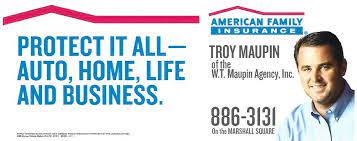 Explore auto, home, and life insurance with your local farmers® agent. W Troy Maupin American Family Insurance Marshall Mo Home Facebook