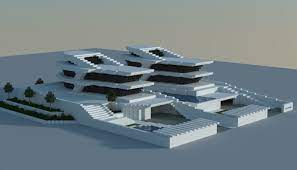Finished april 2018, designed and builded by me view map now! Futuristic Mansion Made In Minecraft Minecraft Modern Futuristic Mansion Minecraft Modern Mansion