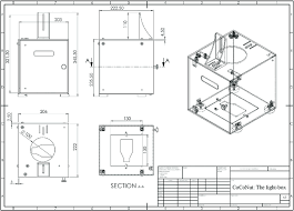 Dimensional Drawing Of The Light Box The Box Is Shown At Different Download Scientific Diagram