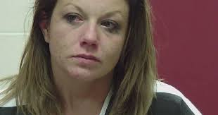 Woman arrested with meth, knife at DCS