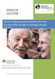 EE3A: Pathways and initiatives for low- income older people to manage energy