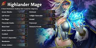 1960 highlander mage updated jul 06, 2021. Duels Basic And Common Ftp Mage Scholomance Academy Hearthstone Decks Out Of Cards