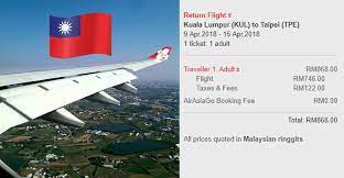 Relevant information for kuala lumpur — taipei: How Can Malaysians Travel To Taiwan For 7 Days With Only Rm1900 In 2018