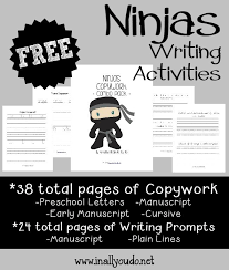 Ninja Writing Activities 62 Total Pages In All You Do Writing Activities Homeschool Writing Freewriting