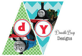 Banner Free Thomas The Train Birthday Printables For Those Of You Who Don 39 T Know Jack Loves Thomas And Friends We Have Watched Every One On Ne Train Birthday Thomas Train Birthday Train Birthday Theme