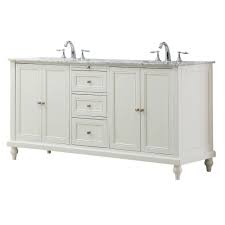 View our collection of double bathroom vanities, all on sale now with free shipping. Direct Vanity Sink Classic 70 In Double Vanity In Pearl White With Marble Vanity Top In Carrara White 6070d9 Wtc The Home Depot