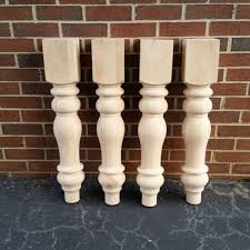 Unfinished Farmhouse Dining Table Legs Wood Legs Turned Etsy Build A Farmhouse Table Farmhouse Dining Table Dining Table Legs