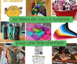 10 Idees De Sac A Surprise Pour Une Fete D Enfant Diy Birthday Kids