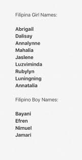 Black And Filipino Baby Names Filipino Filipina Names Aesthetic Words Kid Names Character Names
