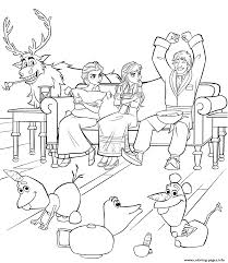 Frozen disney coloring pages for adults : Funny Frozen 2 Coloring Pages Printable
