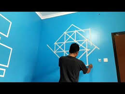 6 hiasan kamar menggunakan botol kaca kecil. Cat Dinding Kamar Motif Geometris Youtube Dinding Youtube