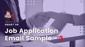 Feb 22, 2021 · job applications are submitted through various mediums including via email. Job Application Email Sample 2 Smart Hr Youtube