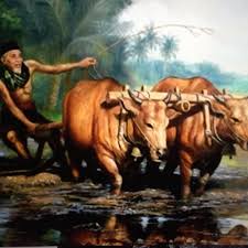 Harga murah di lapak nirbaya art gallery. Jual Lukisan Petani Membajak Sawah Kab Gianyar Jendela Ubud Painting Tokopedia
