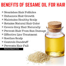 I've written a brief outline below of some of my favorite essential oils for strengthening the hair follicles and balancing and stimulating the scalp. Why Sesame Oil Helps With Hair Growth And Hair Loss Benefits Uses Diys