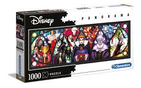 Il suffit de cliquer et regarder! Disney Villains 1000 Pieces Panorama Puzzle Clementoni