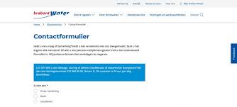 Je meterstand doorgeven kan op 2 manieren: Brabant Water Contact Klantenservice Contact Meteencontact Nl