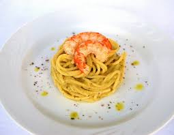 Maybe you would like to learn more about one of these? Pasta Armando Spaghetti Al Pesto Di Pistacchi Con Gamberi E