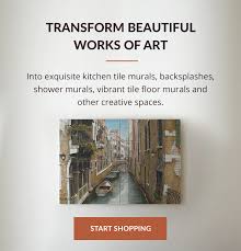 artwork on tile fine art tile murals