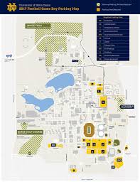 Football Parking Patron Information Notre Dame Fighting