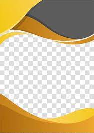 Computer File Border Business Orange And Gray Frame Transparent Background Pn Powerpoint Background Design Page Background Design Certificate Design Template