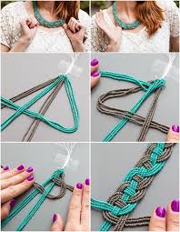 Diy Glow Jars Tutorial Woven Necklace Diy Jewelry Crafts Jewelry Tutorials