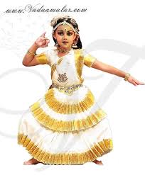 Mohiniattam Kerala Traditional Dance Dress Costumes Children Kids Costume Traditional Dresses For Kids Kids Designer Dresses Indian Dance Costumes