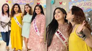 We're all really excited that you'll soon be new parents. Neeti Mohan Hosts Baby Shower For Harshdeep Kaur See Pics Celebrities News India Tv