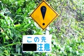 道路標識 失格 ビックリマーク の意味がテキトーすぎる これはヤバい ジブリやディズニーの怖い都市伝説