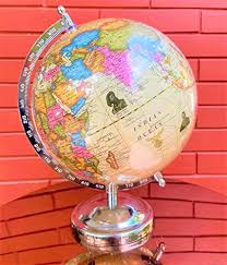 Desk globes on alibaba.com at discounted prices are in stock to enhance the understanding of subject knowledge. Cosmic Globe Exports Educational Laminated Political Black And White With Chrome Finished Arc World Globe For Kids Student Teachers Upsc Desk Table 8 Inch Beige Amazon In Toys Games