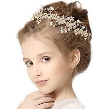 Amazon.com: Falsery Lovely Flower Girl Dress Tulle lace Applique Princess  Wedding Pageant Ball Gown: Clothing, Shoes & Jewelry