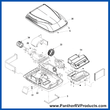 Dometic Duotherm 640310 Penguin Ii Air Conditioner Parts Breakdown