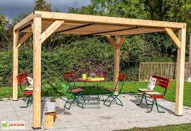 Tonnelle En Bois De Sapin Douglas Avec Ventelles Mobiles Veneto 12 M Habrita En 2020 Sapin Douglas Pergola Bois Pergola
